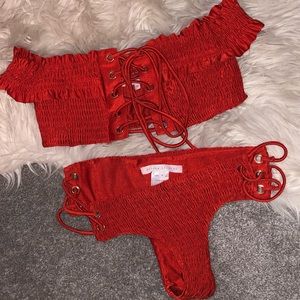 NEW Red/Orange bikini